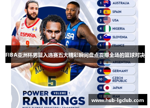 FIBA亚洲杯男篮入选赛五大精彩瞬间盘点震撼全场的篮球对决